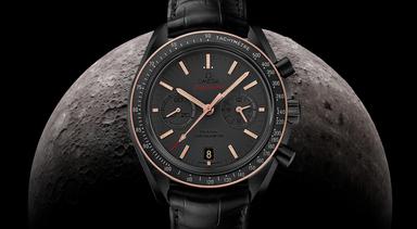 Onboard A Stellar Journey With Omega Speedmaster Dark Side Of The Moon Sedna Black