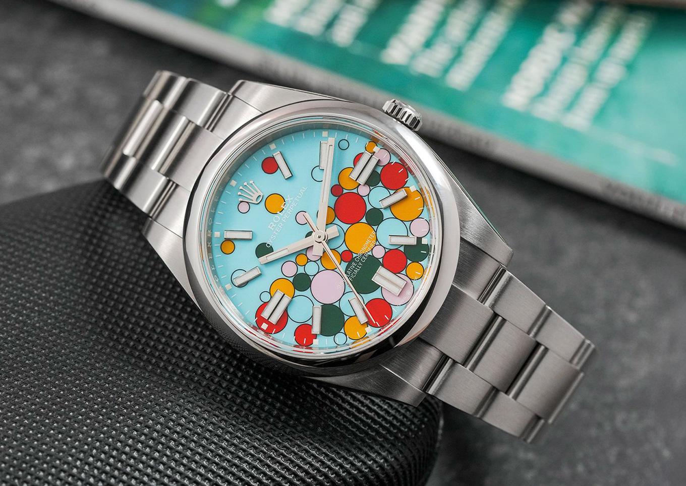 Rolex Oyster Perpetual 124300 wrist shot