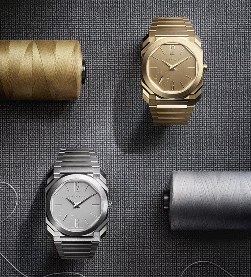 Bulgari continues to refine the Octo Finissimo, introducing a more compact 37mm case alongside the BVF 100 micro-rotor movement, engineered for greater efficiency within its ultra-thin architecture.