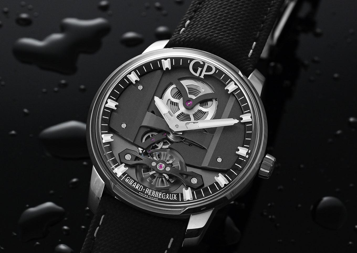 Girard-Perregaux watch at second movement