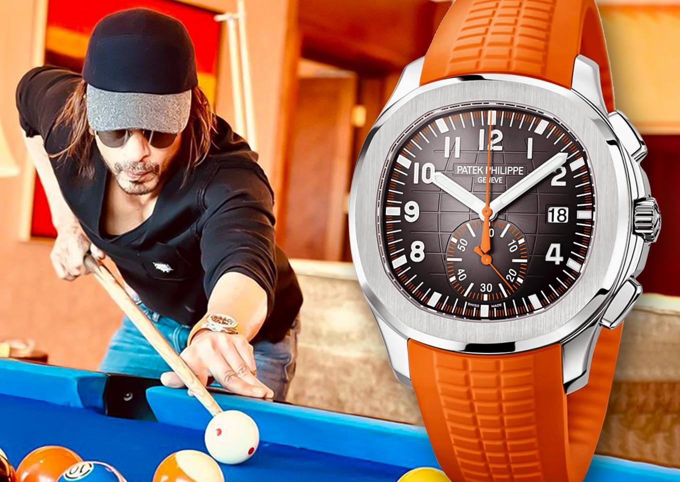 SRK in Patek Philippe Aquanaut