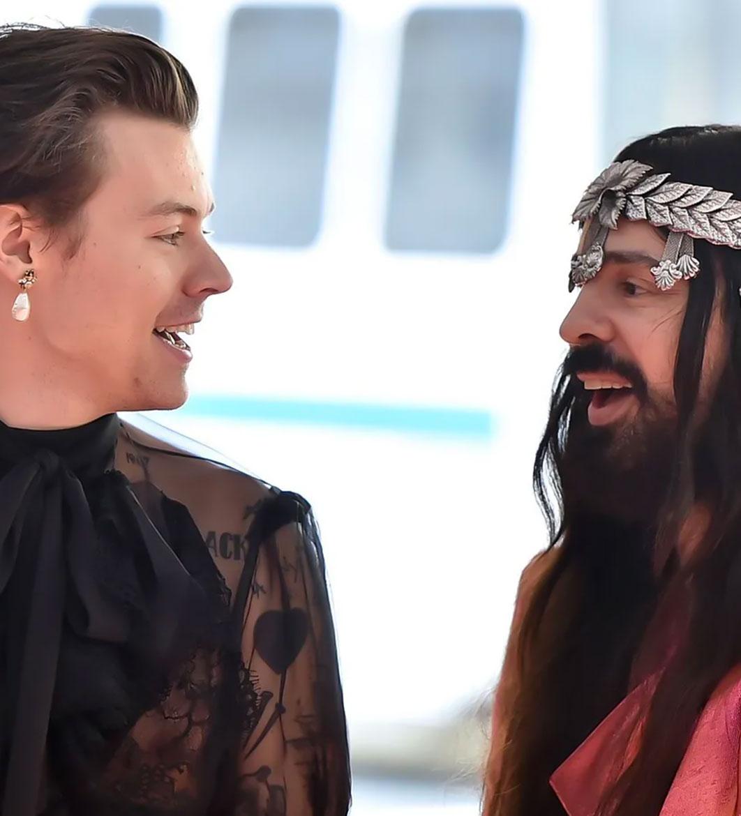 Harry Styles and Alessandro Michele, Gucci