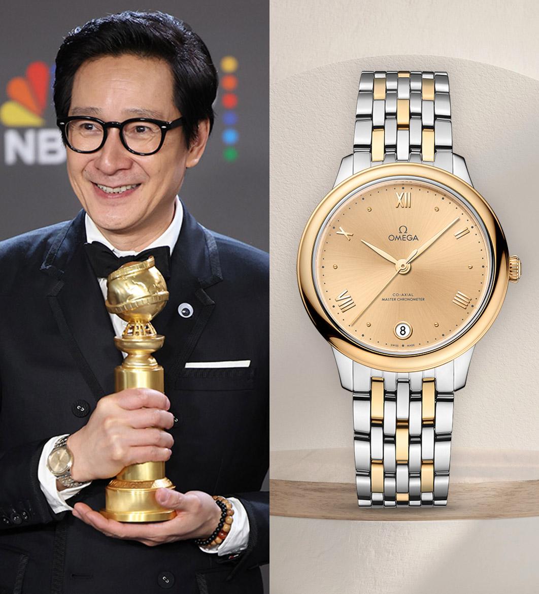 Ke Huy Quan in Omega De Ville Prestige