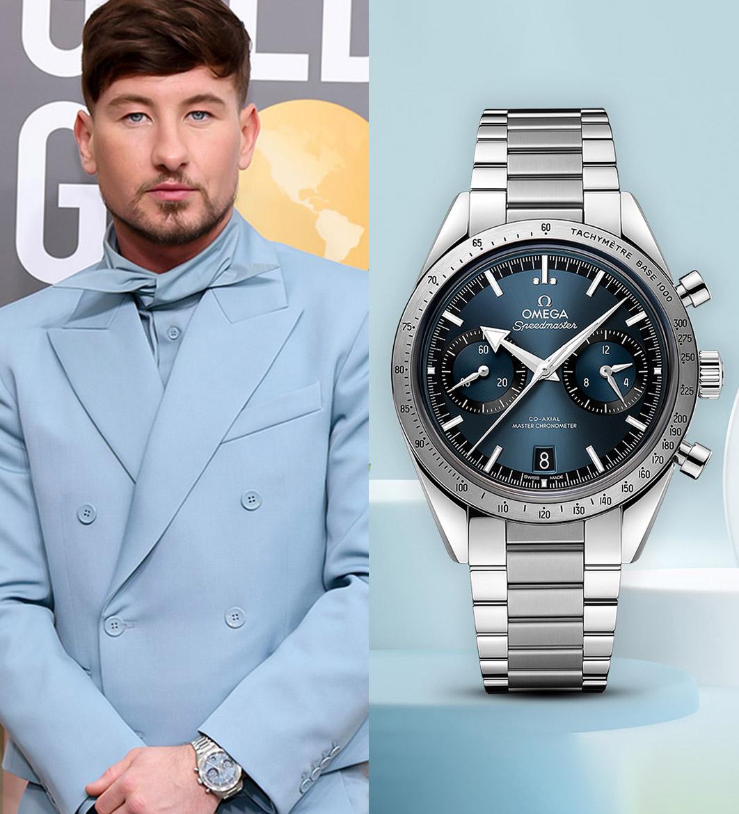 Barry Keoghan in Omega Speedmaster for Golden Globes, 2023