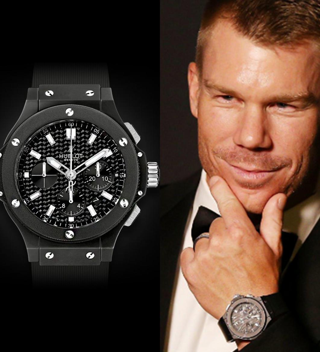 David Warner in Hublot