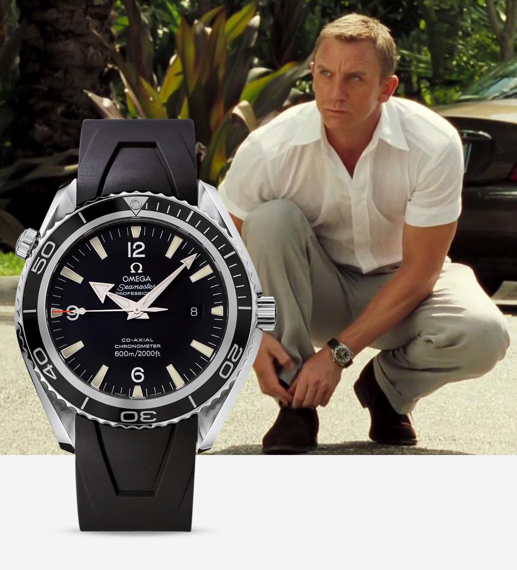 Omega Seamaster Planet Ocean Big Size 2900.50.91 in James Bond Casino Royale (2006)