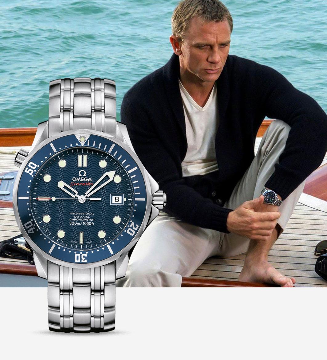 James Bond in Omega watches
