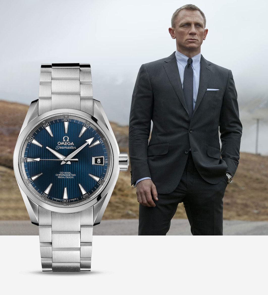 Which watches are worn by James Bond?