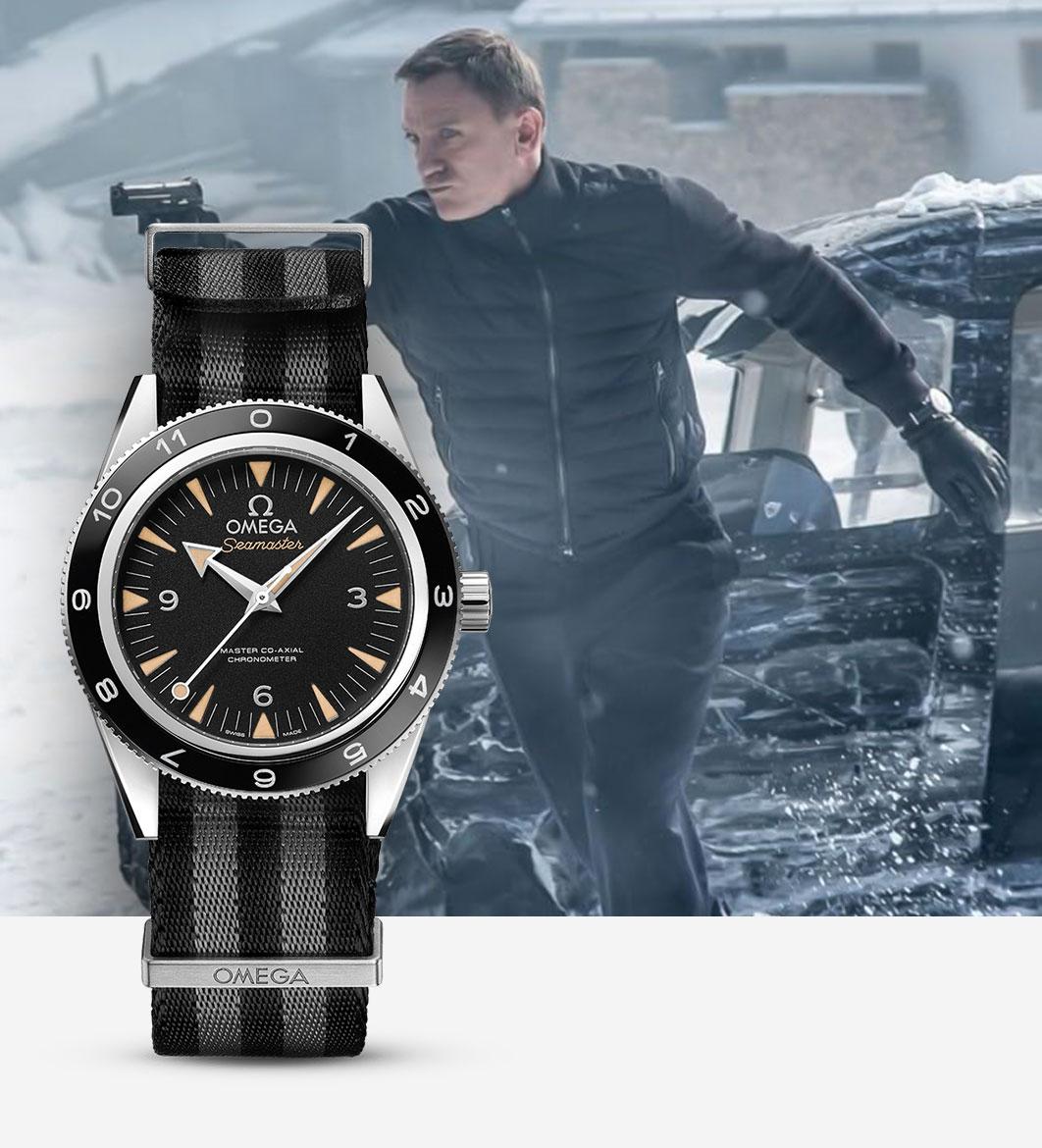 Which watches are worn by James Bond?