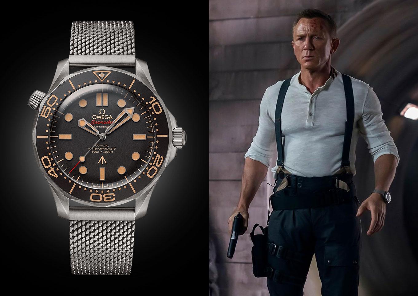 Omega watches worn by Daniel Craig in James Bond