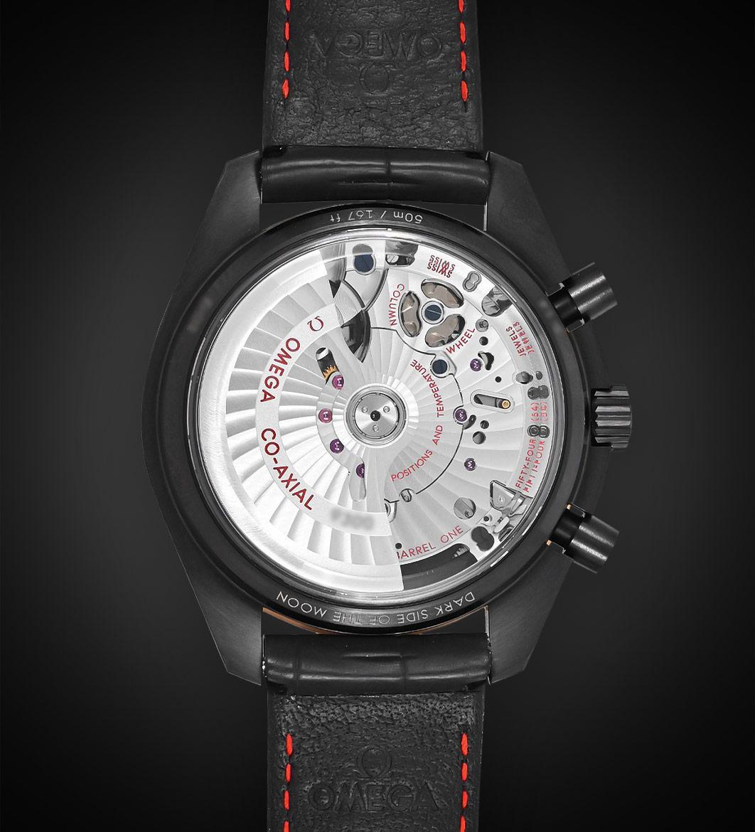 Omega Speedmaster Dark Side of the Moon Sedna Black was released in 1015