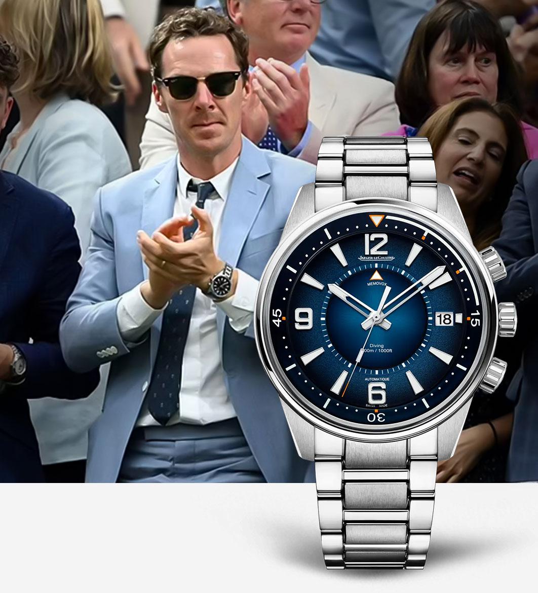 Benedict Cumberbatch In Jaeger-LeCoultre Polaris at Wimbledon 2023