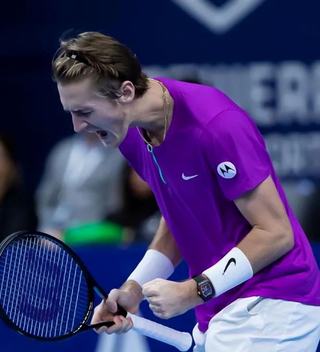 Sebastian Korda in Richard Mille at the European Open