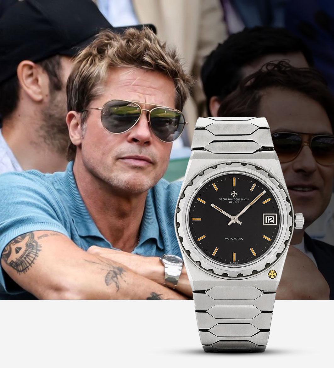 Brad Pitt in vintage Vacheron Constantin
