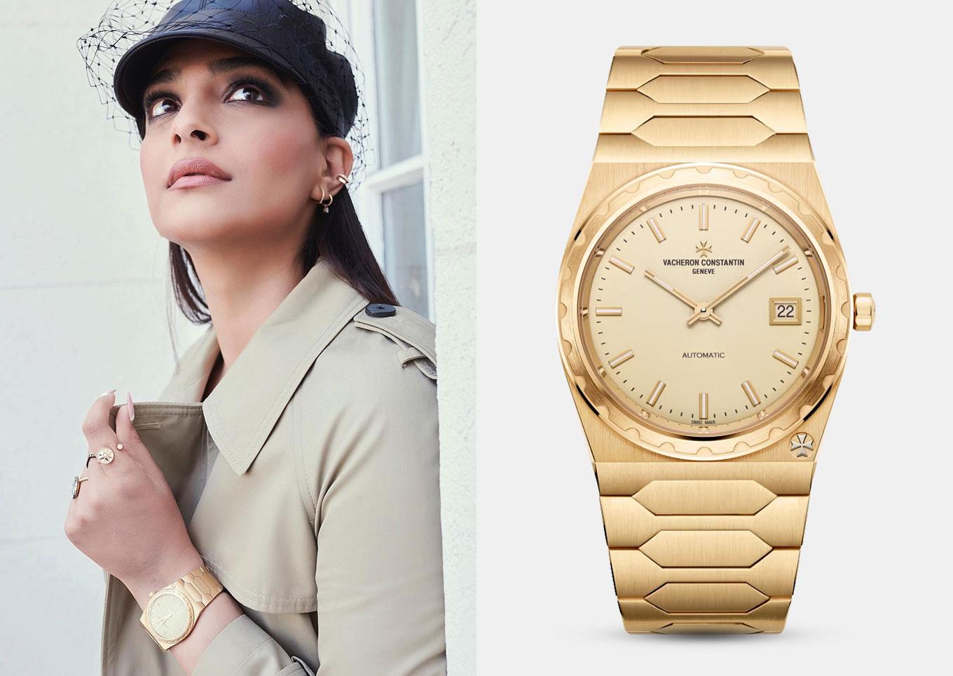 Bollywood celebrity Sonam Kapoor in Vacheron Constantin