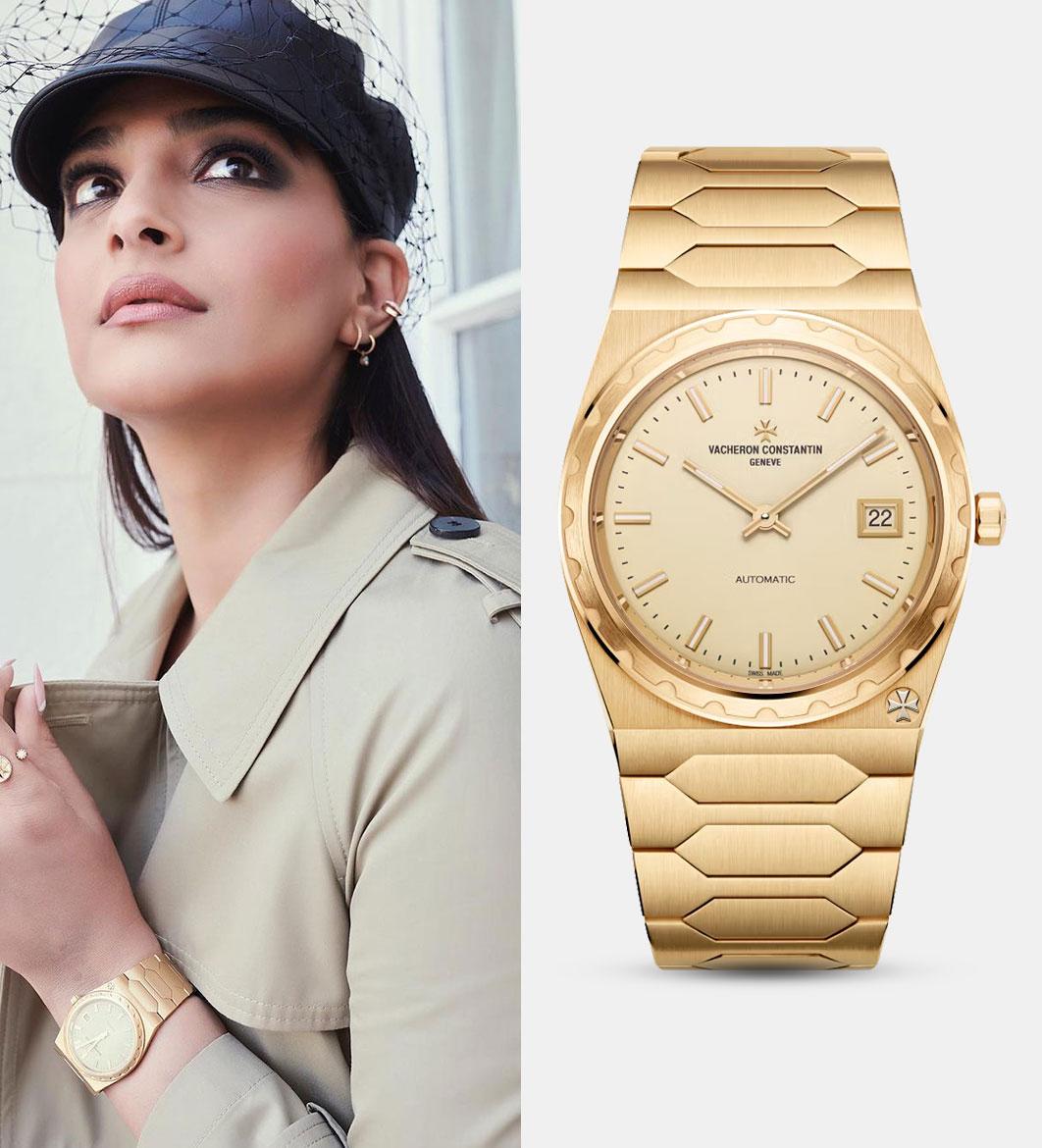 Bollywood celebrity Sonam Kapoor in Vacheron Constantin