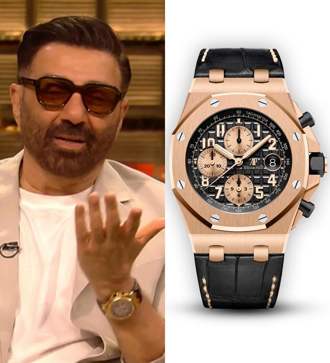Sunny Deol in Audemars Piguet Royal Oak Offshore for Koffee With Karan Season 8