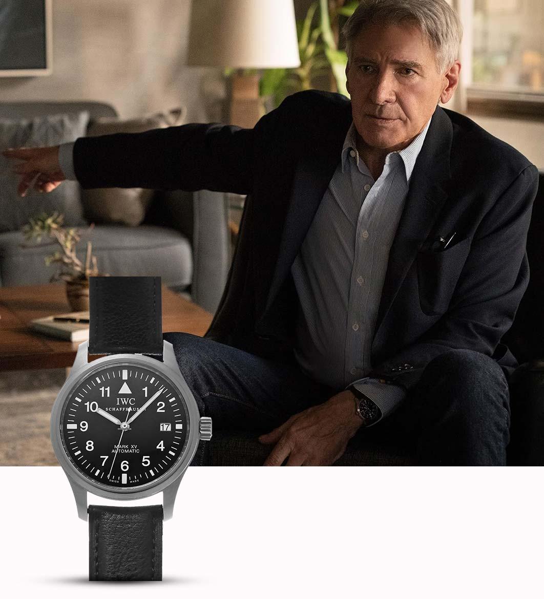 Harrison Ford in IWC Pilot’s Watch Mark XV