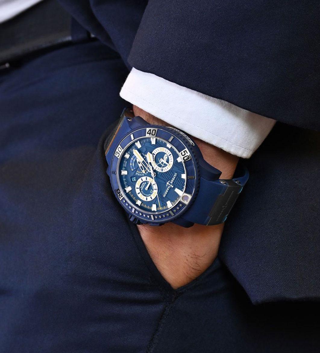 limited-edition Ulysse Nardin Diver Chronograph Artemis Racing watch