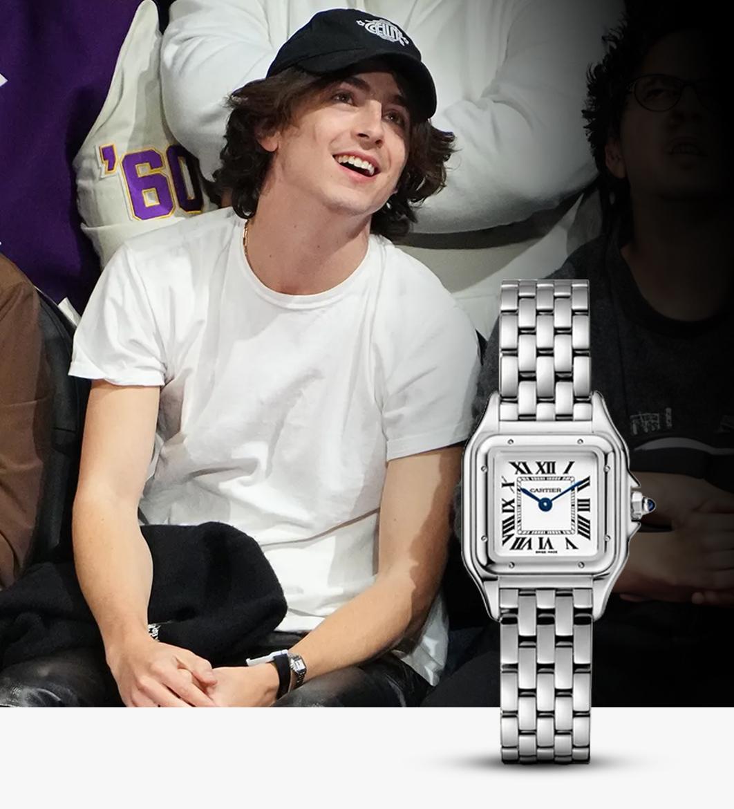 Timothée Chalamet in Cartier
