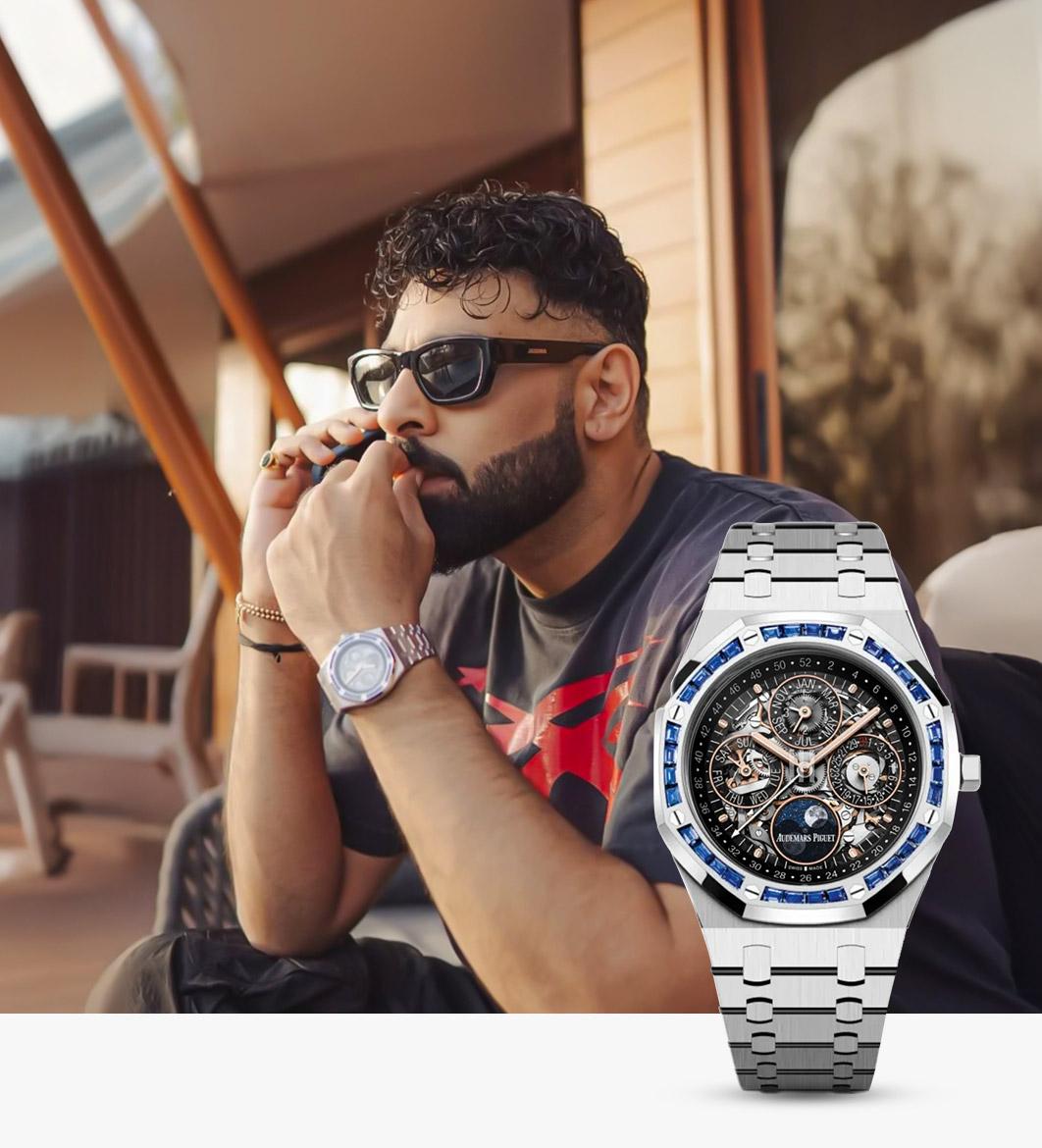 Badshah in Audemars Piguet
