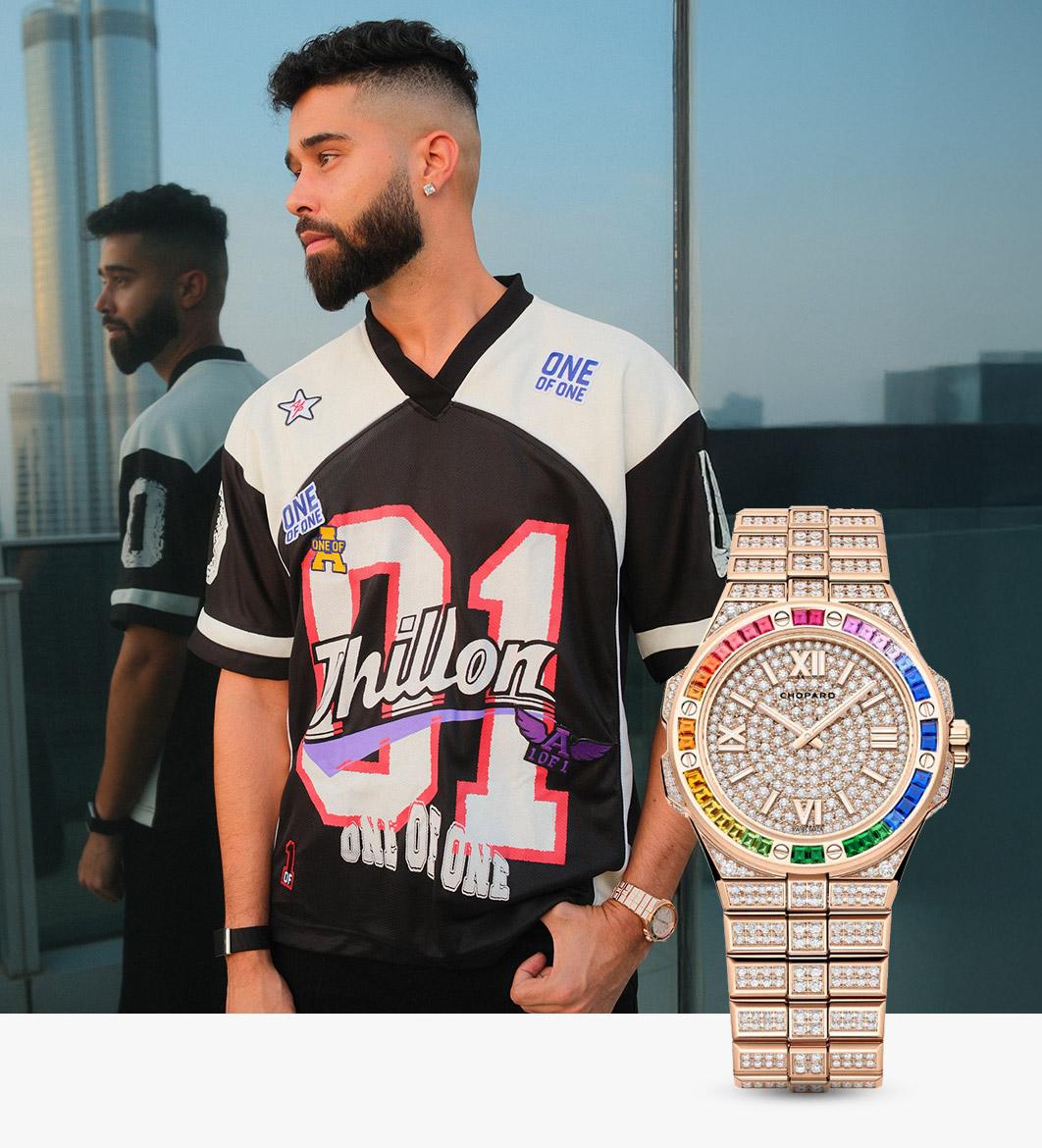 AP Dhillon in Chopard
