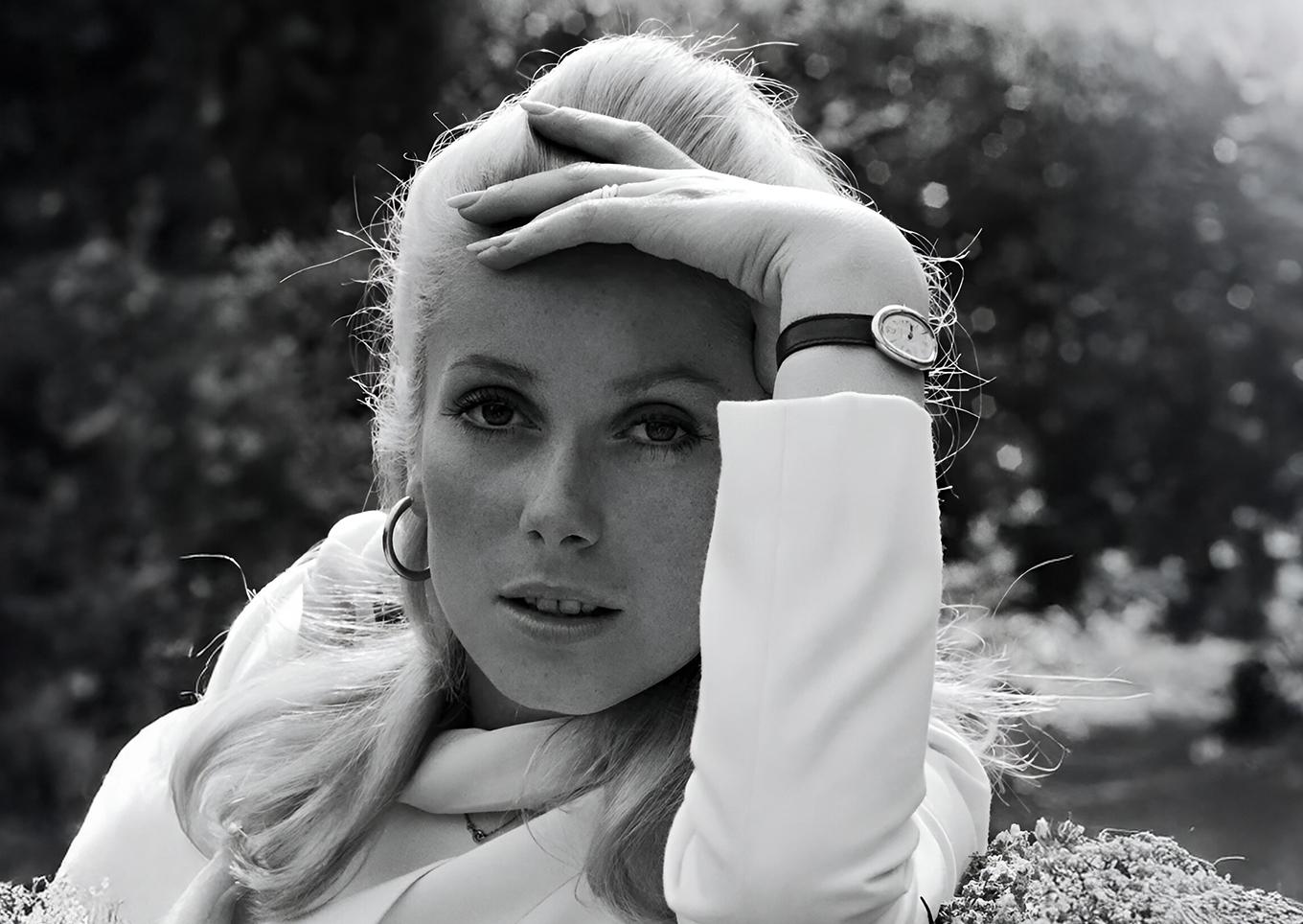 French actress Catherine Deneuve in Cartier