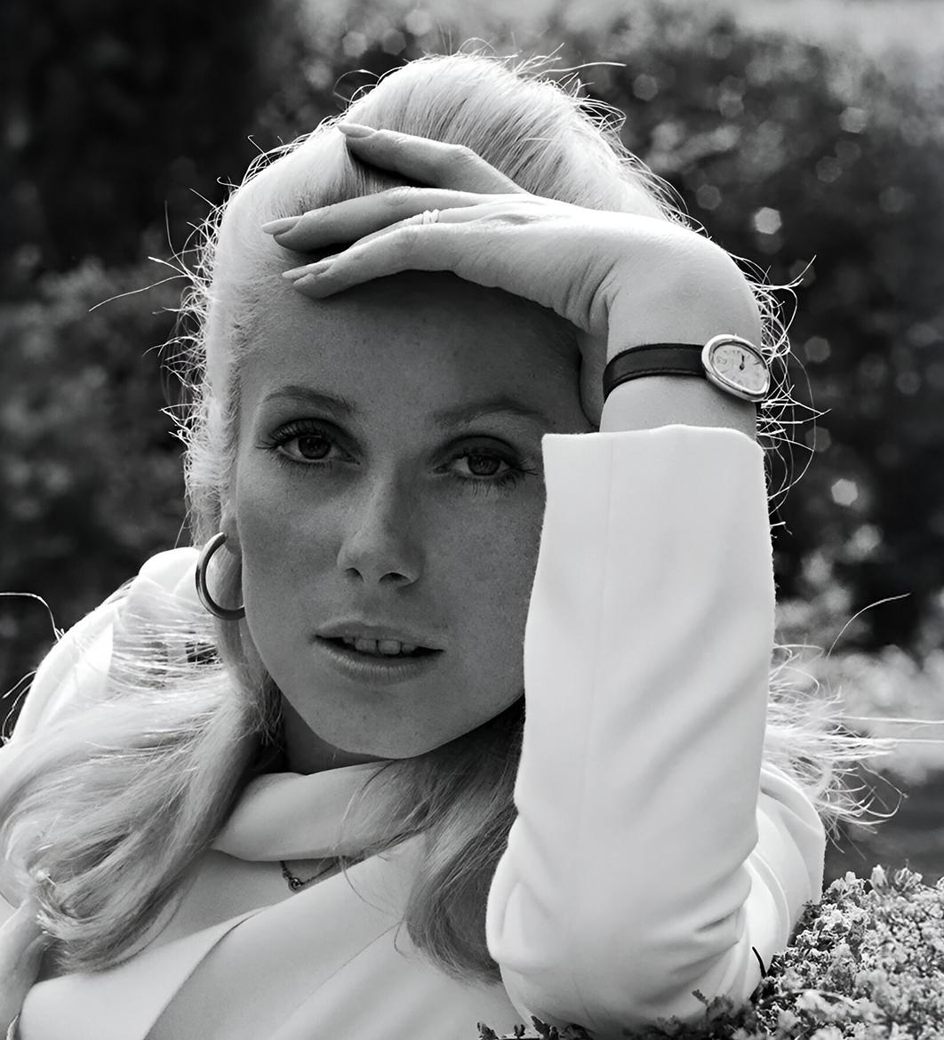 French actress Catherine Deneuve in Cartier