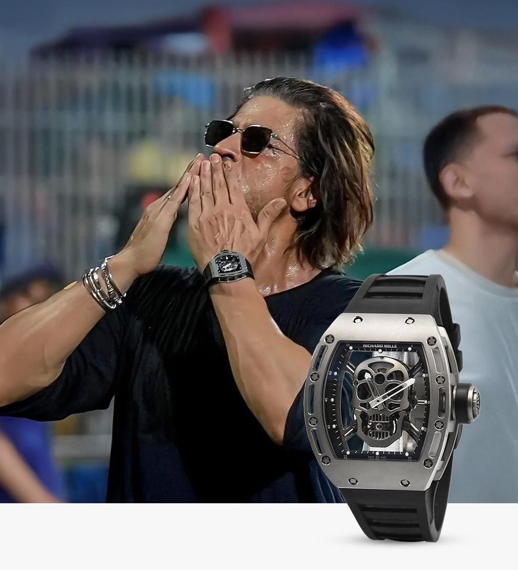 Richard Mille RM 052 Tourbillon Skull watch Shah Rukh Khan IPL final