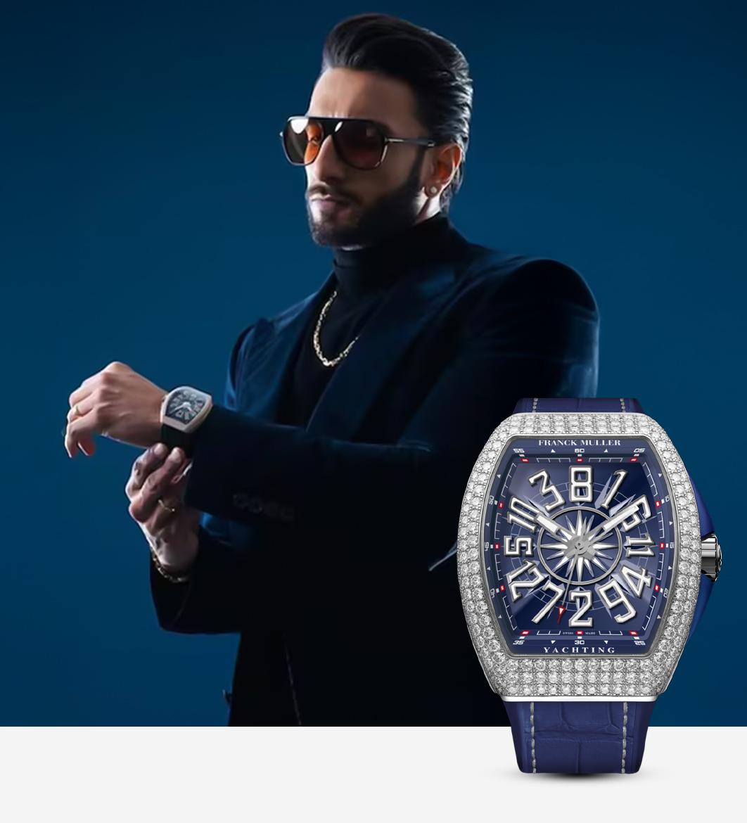 Ranveer Singh Wearing The Vanguard Yachting Watch