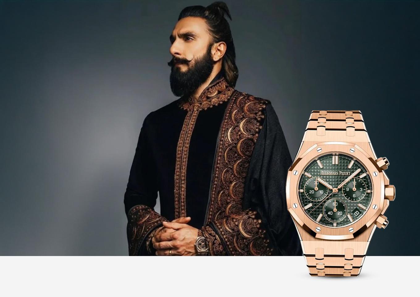 The Royal Oak seen on Ranveer Singh