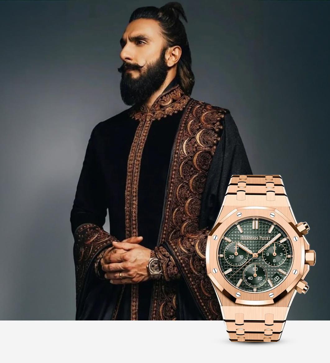 The Royal Oak seen on Ranveer Singh