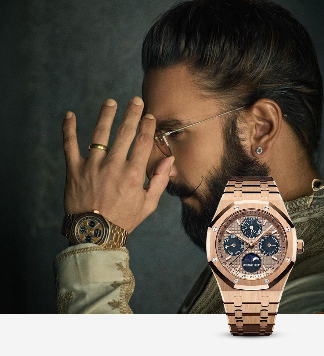 Ranveer Singh Spotted Sporting The Royal Oak Perpetual Calendar