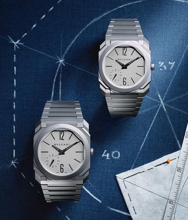 Bulgari continues to refine the Octo Finissimo, introducing a more compact 37mm case alongside the BVF 100 micro-rotor movement, engineered for greater efficiency within its ultra-thin architecture.