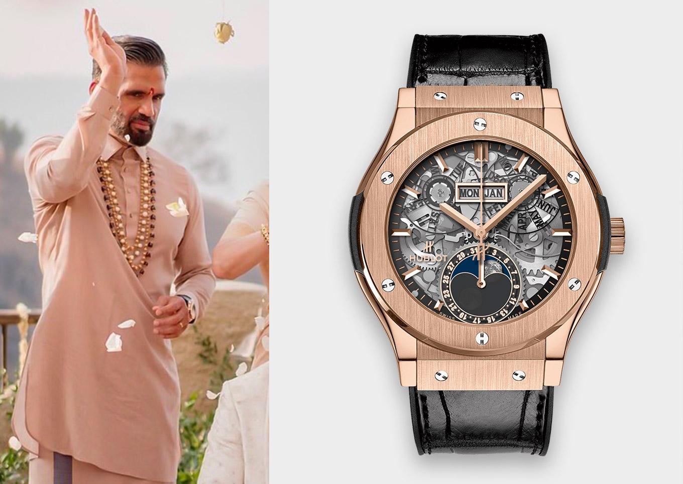 Suniel Shetty in Hublot