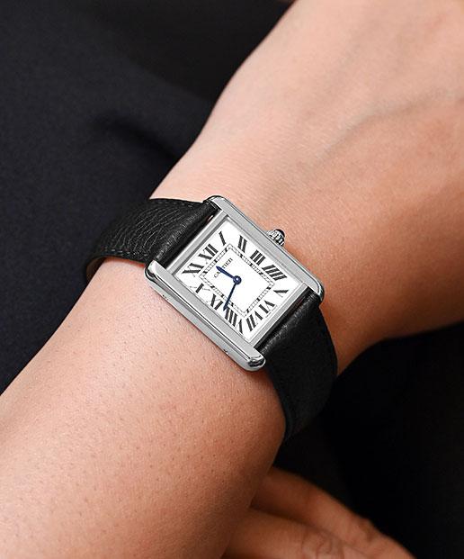 Cartier Tank Watch at Second Movement