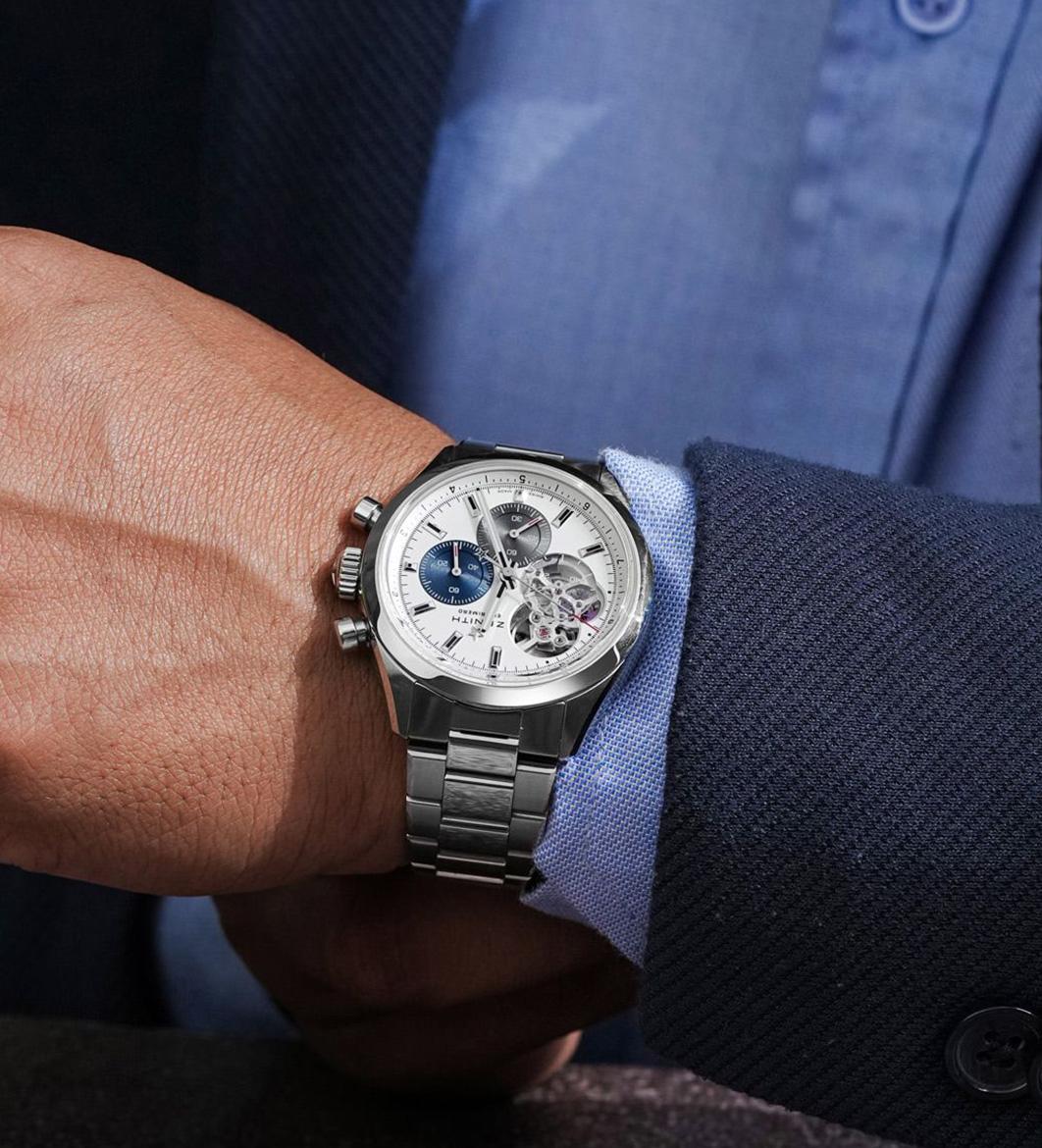 Zenith Chronomaster Open wrist shot