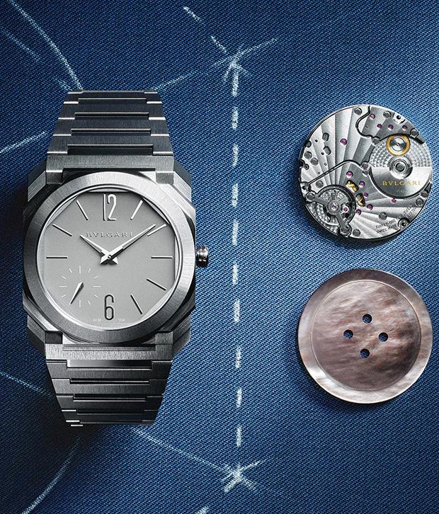 Bulgari continues to refine the Octo Finissimo, introducing a more compact 37mm case alongside the BVF 100 micro-rotor movement, engineered for greater efficiency within its ultra-thin architecture.
