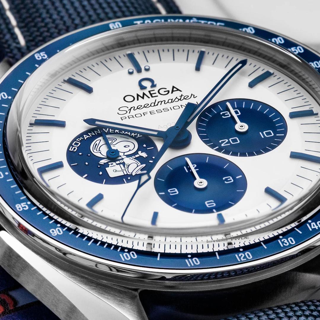 The Omega Speedmaster “Silver Snoopy Award” Dial