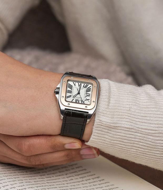 The Cartier Santos has long been a symbol of timeless elegance. Its square case, signature screws, and balanced proportions make it instantly recognisable.