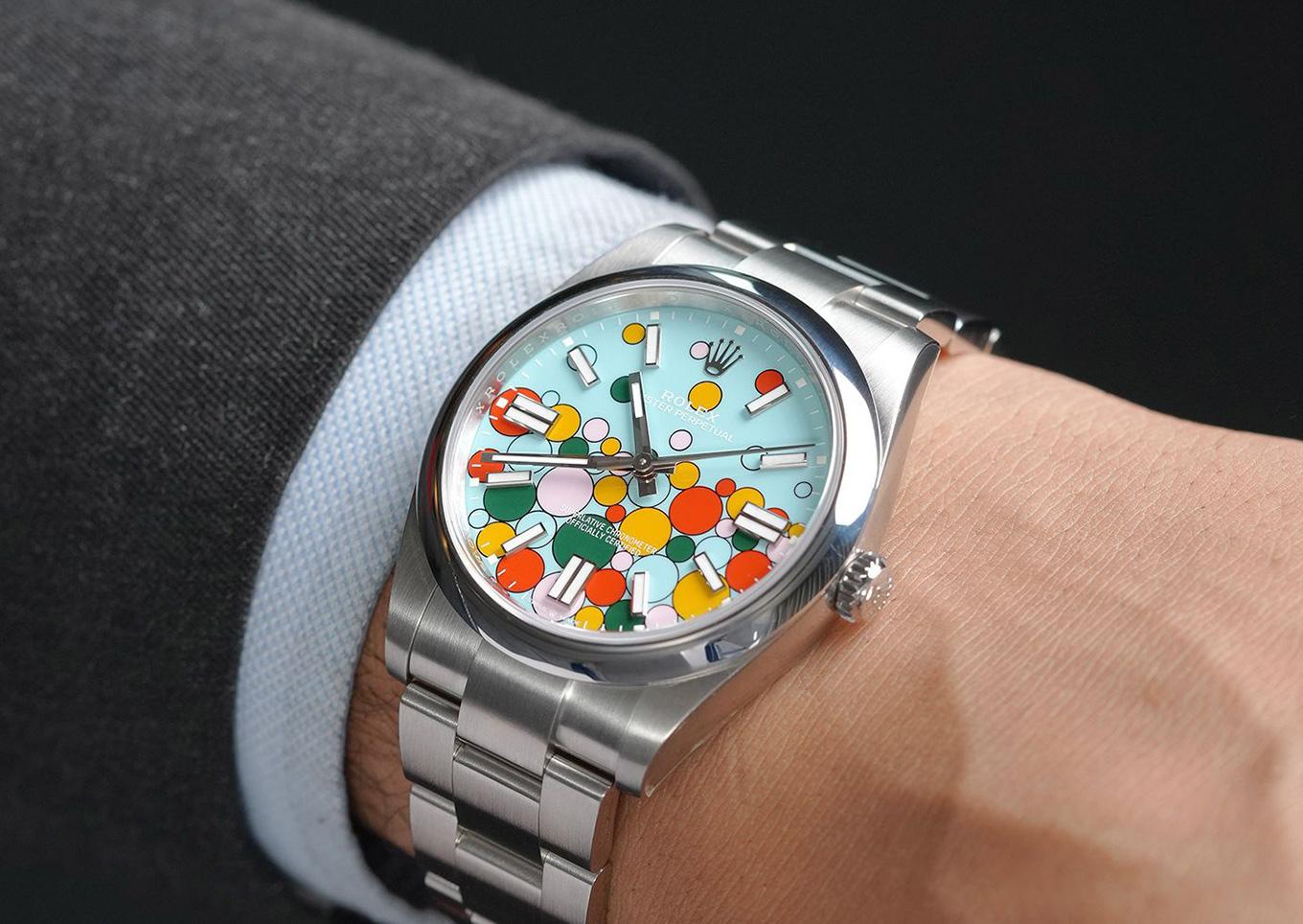 Rolex Oyster Perpetual 124300 dial view