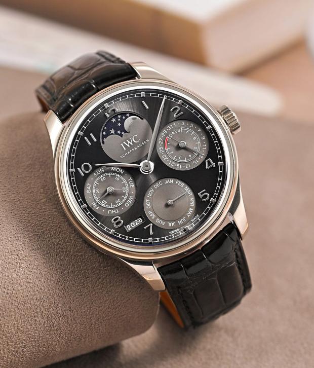 Classic Portugieser elegance, elevated by the complexity of a perpetual calendar