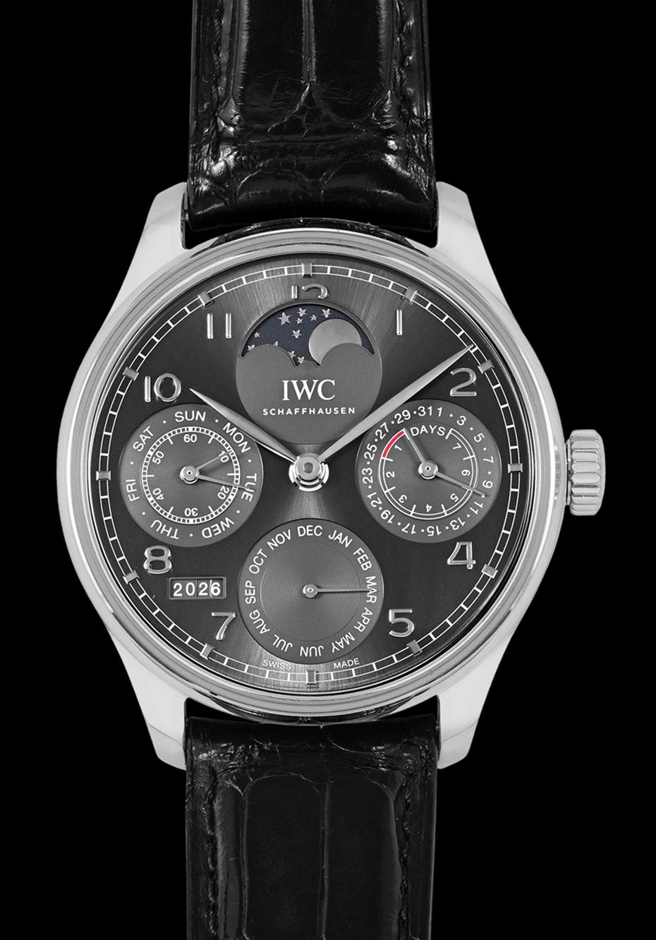 Classic Portugieser elegance, elevated by the complexity of a perpetual calendar