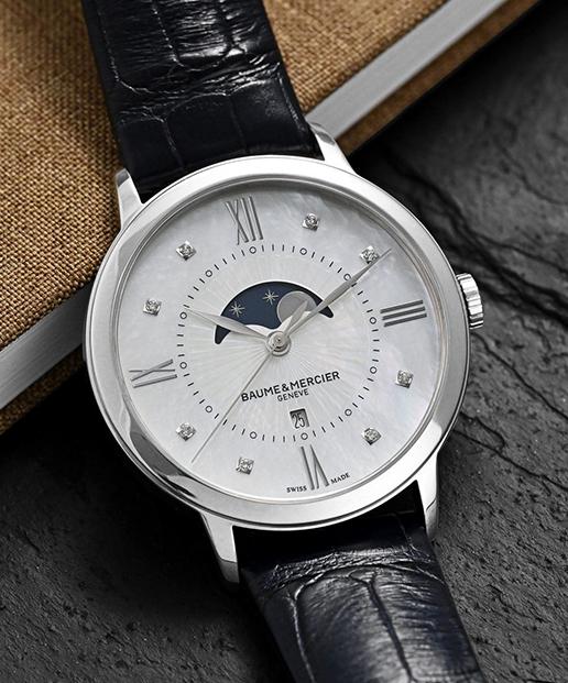 Baume & Mercier Classima Moon Phase Watches