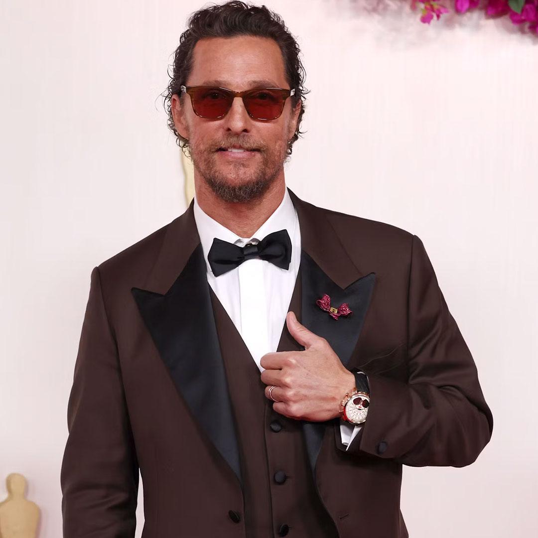 Matthew McConaughey at the 2024 Oscar Awards