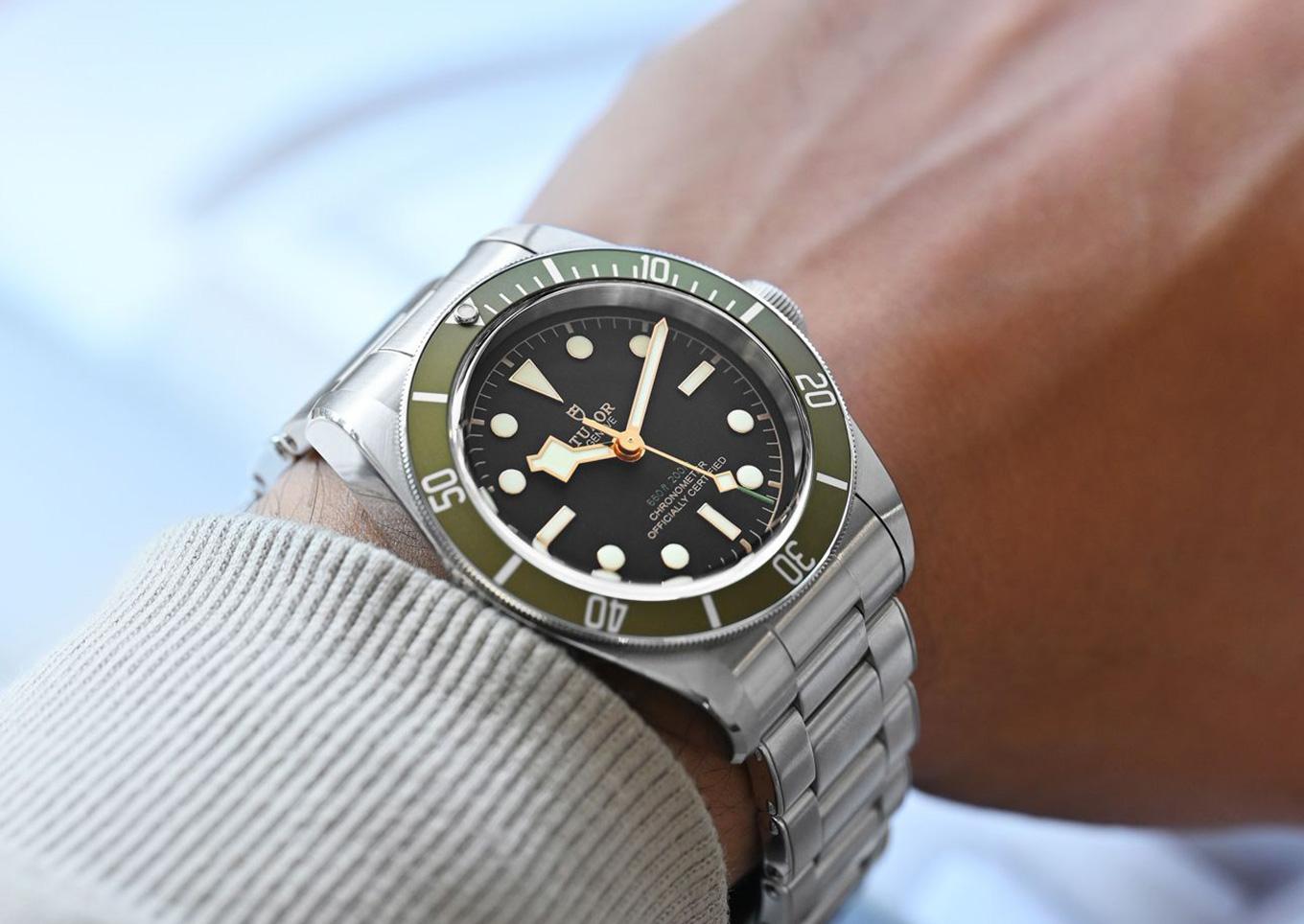 Tudor Black Bay Harrods Special Edition Dial View