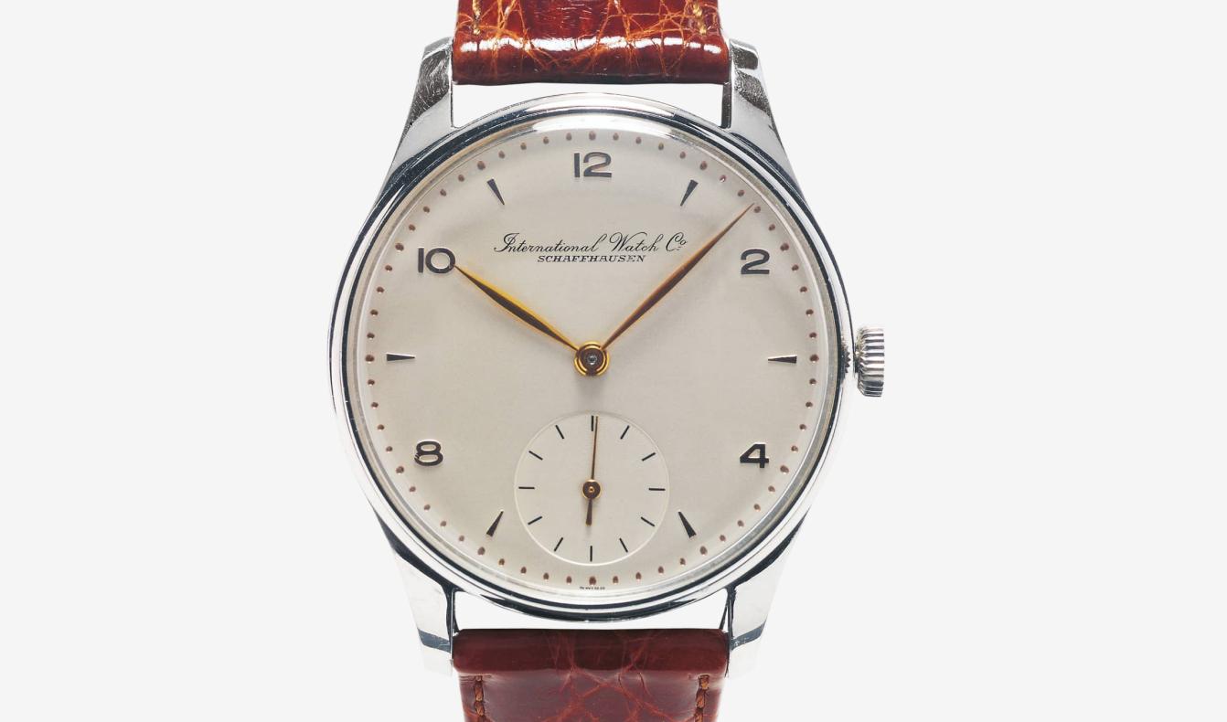 Marine chronometer influence in early IWC design 1