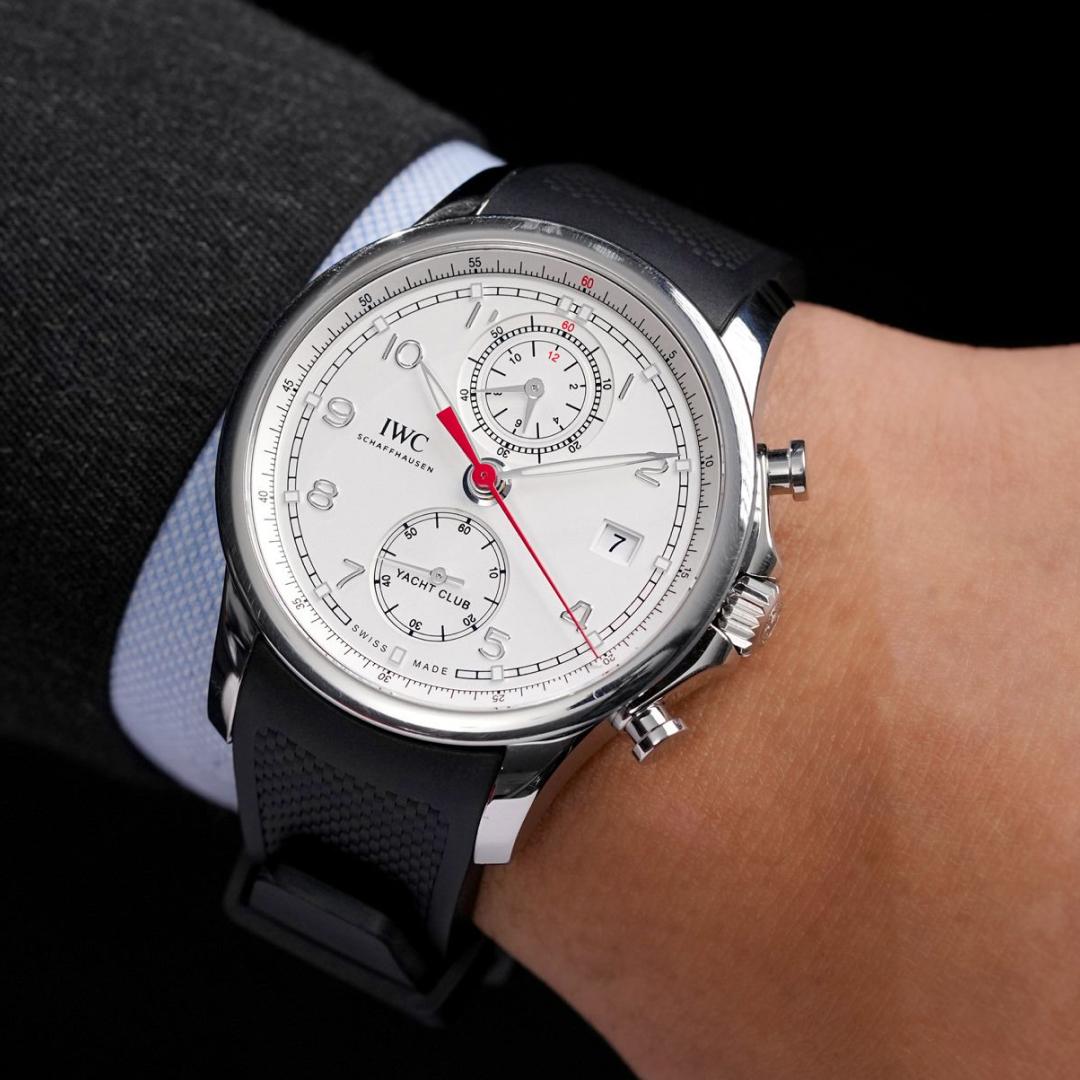 The IWC Schaffhausen Portugieser Wrist Shot