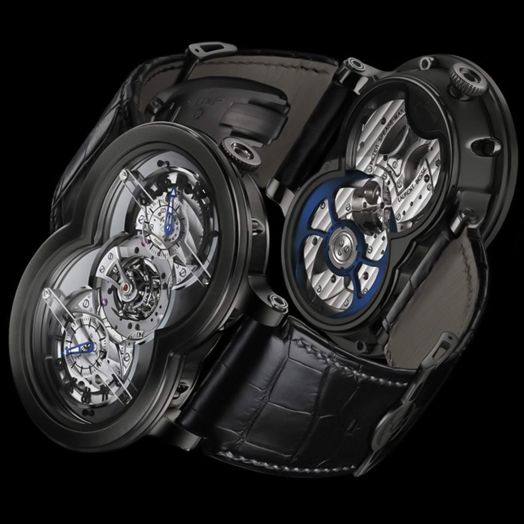 MB&F HM1 black DLC figure-8 case