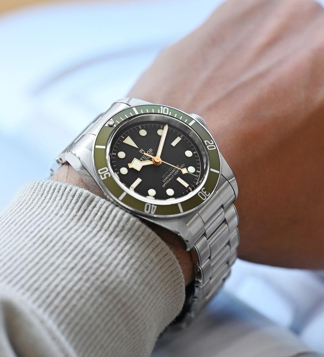 Tudor Black Bay Harrods Special Edition Dial View